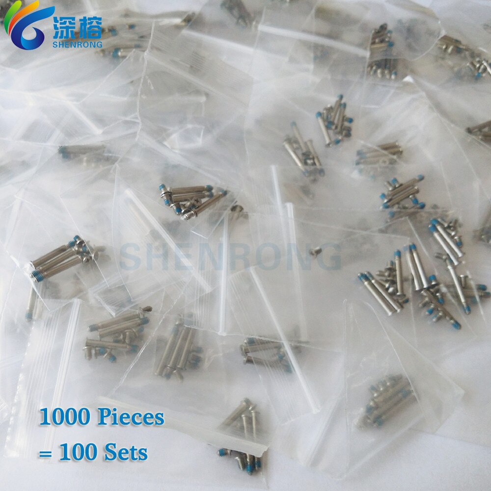 100 Sets A1278 A1286 A1297 tornillos inferiores para Macbook pro 13 "15" "cubierta inferior tornillos