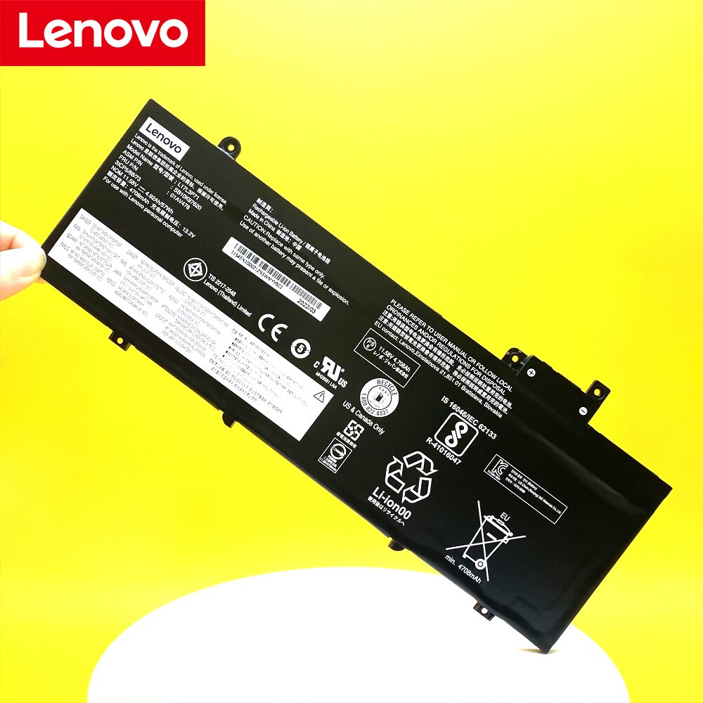 Original Laptop Battery FOR Lenovo ThinkPad T480S Series 01AV478 SB10K97620 01AV479 01AV480 L17L3P71 L17M3P71 L17S3P71