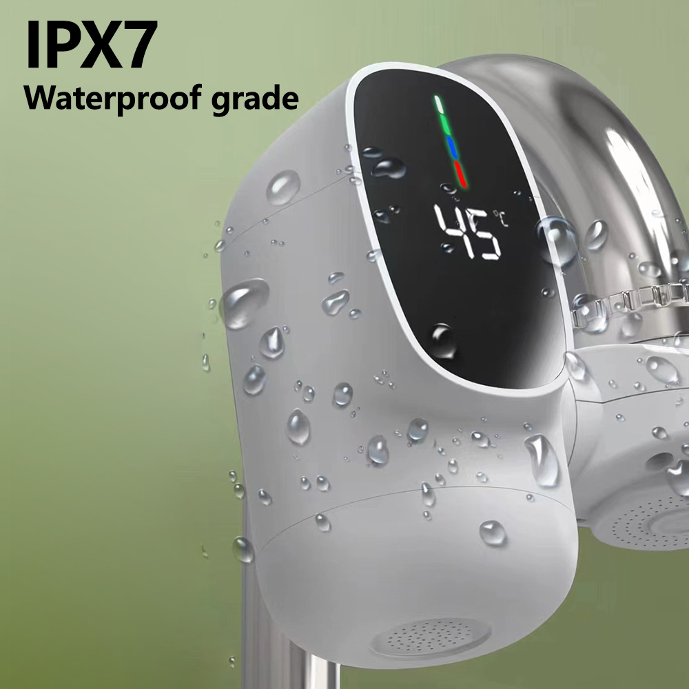 sofortig Elektrische Warmwasserbereiter Küchenarmatur Adapter Schnelle Heizung Wasserhahn Digitalanzeige Warmwasserbereiter Badezimmerzubehör