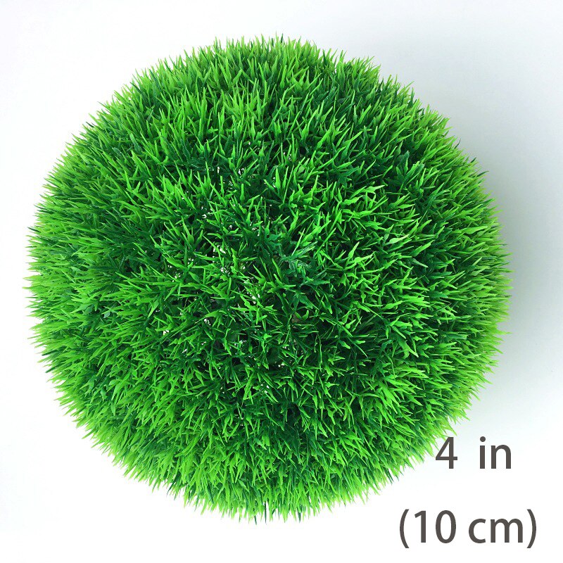 Artificial Plant Potato Sfera Faux Bosso Decorat Decorativa di Simulazione di Erba Per La Decorazione O di UN Giocattolo: 4 in 01