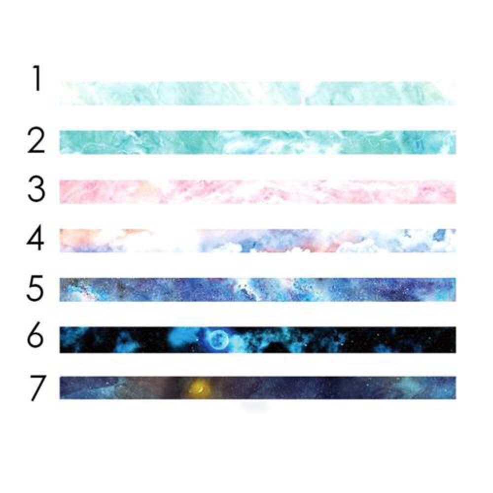 Decorative Sticky masking Washi Paper Tape Scrapbooking Masking Decal DIY Craft Decoration Adhesive Paper Tape Office Supply: 4