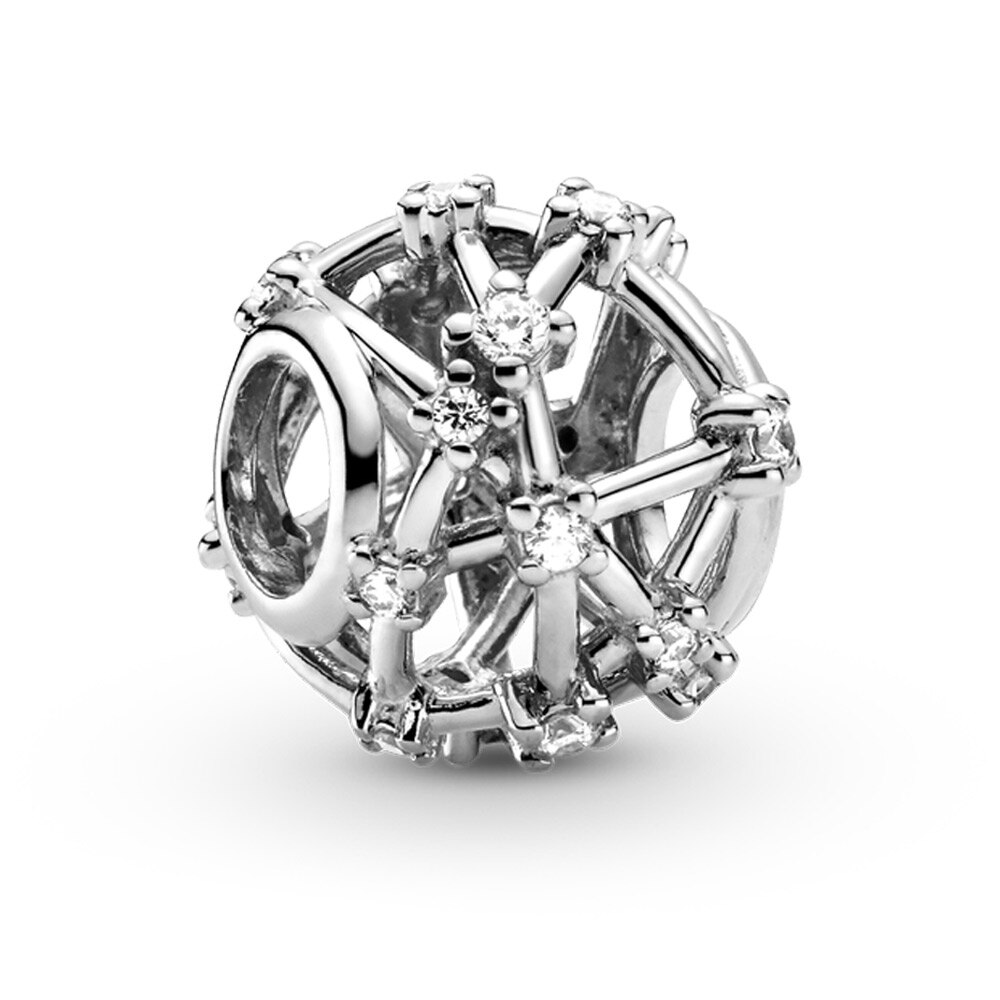 Pingente estrelas e lua brilhante, miçangas cz, pulseira, colar para mulheres, diy, joias, presente de casal: PAS323-A