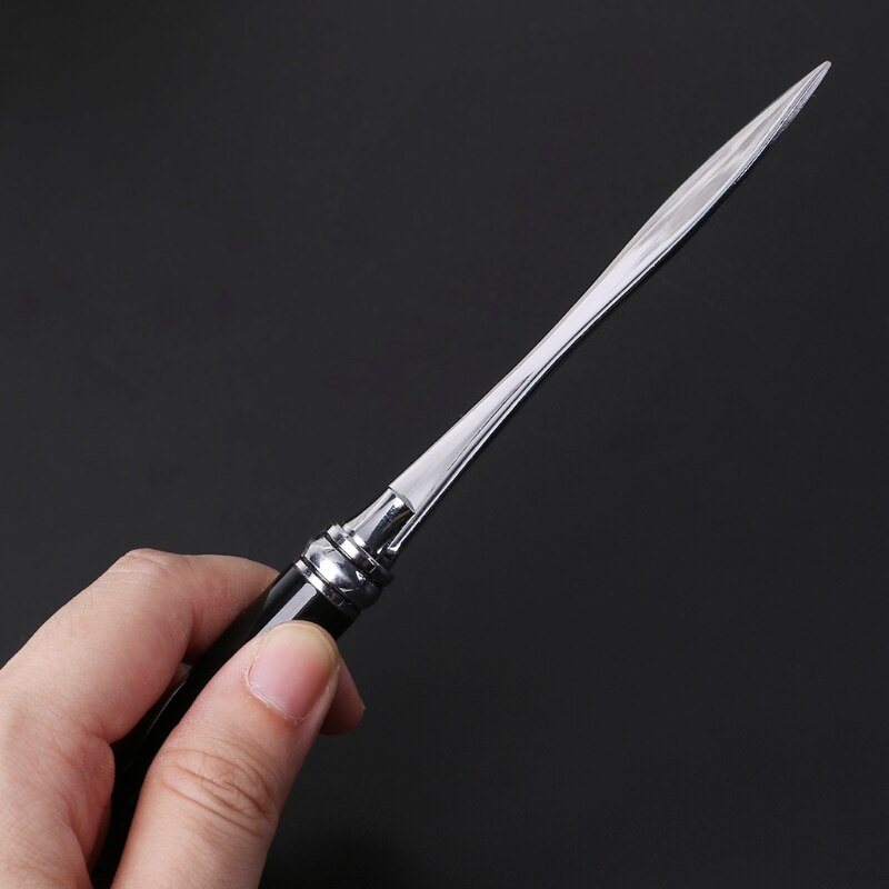 Stainless Steel Letter Opener Metal Handle Envelopes Cutting Knife Divided File