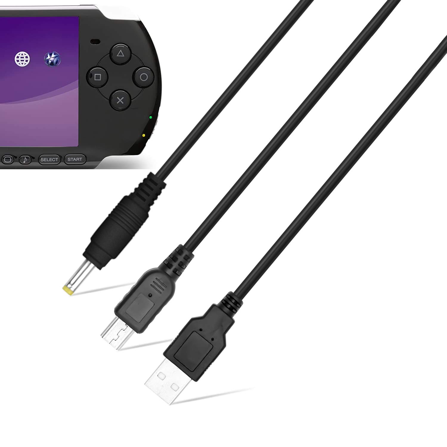 Vervanging Sony Psp Usb Lader, playstation 3 Charger Psp Netsnoer Voor Opladen Sony Psp 1000 2000 3000 Usb Data Kabel & Cha