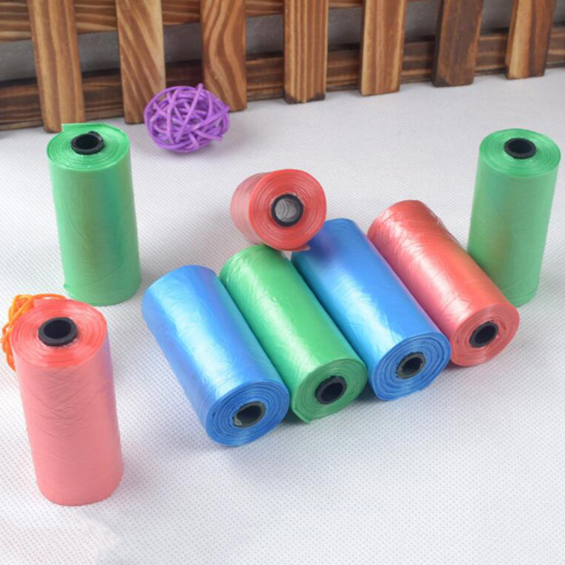200 pces/10rolls pet cocô sacos gato do cão eco-friendly resíduos pegar saco limpo acessórios para animais de estimação fácil de transportar e à prova dwaterágua forte