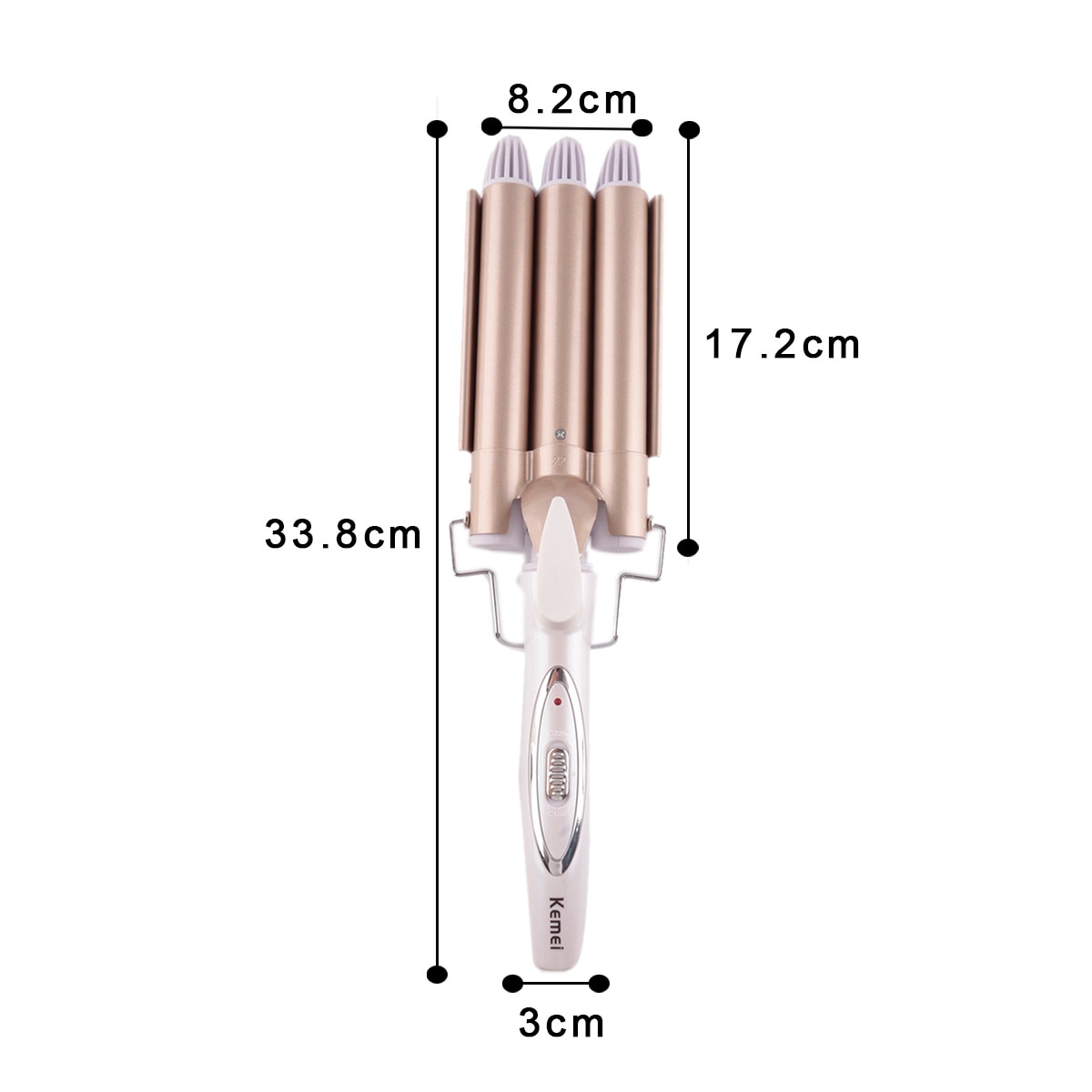 Curling Iron Ceramic Triple Barrel Hair Styler Hair Waver Styling Tools 110-220V Hair Curler Electric Curling style