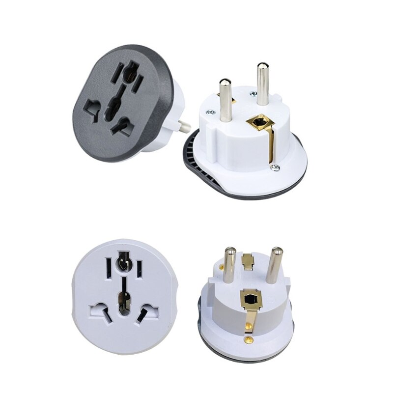 16A Germany/Europe Outlet Plug Adapter from USA to Eu Travel Power Plug Adapter
