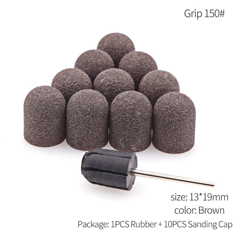 10PCS 150# 13*19 16*25 Nail Drill Sanding Band Cap... – Grandado