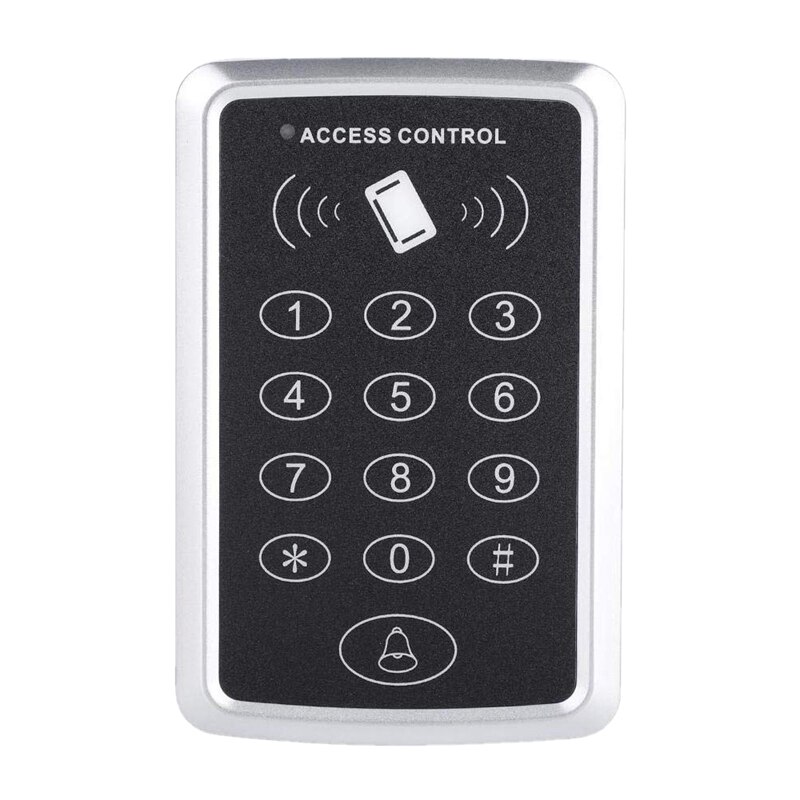 T119 125KHz Door Access Controller RFID Reader Access Control Keypad Digital Panel Card Reader Home Security Door Lock System: Default Title