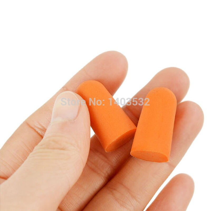 20Pairs Authentic Foam Soft Ear Plugs Noise sleep Reduction Norope Earplugs Swimming Protective earmuffs
