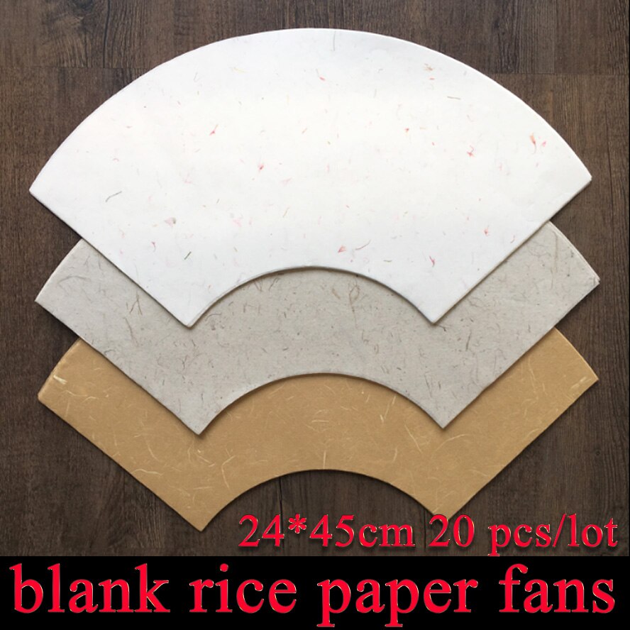 20 stk / lot kinesisk xuanpapir til maling af håndblæser morbærpapir blæserpapir