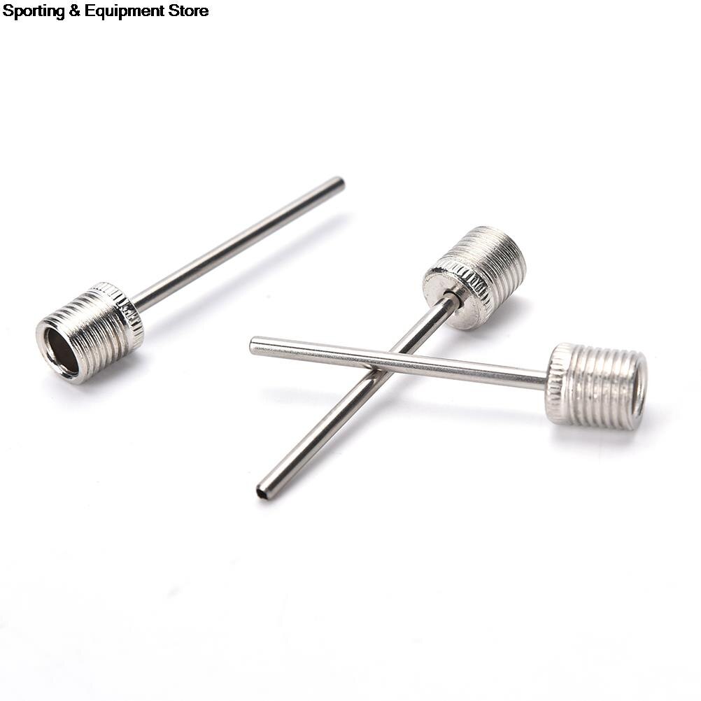 10Pieces Sports Ball Inflating Pump Needle For Football Basketball Soccer Inflatable Air Valve Adaptor Stainless Steel Pump Pin