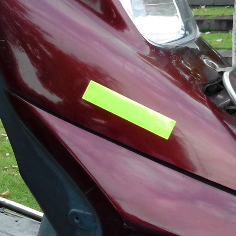 Motorcycle Bicycle Sticker Reflective Stickers Cycling Warning Reflector Film Cycling Decal Tape Horizontal stickers