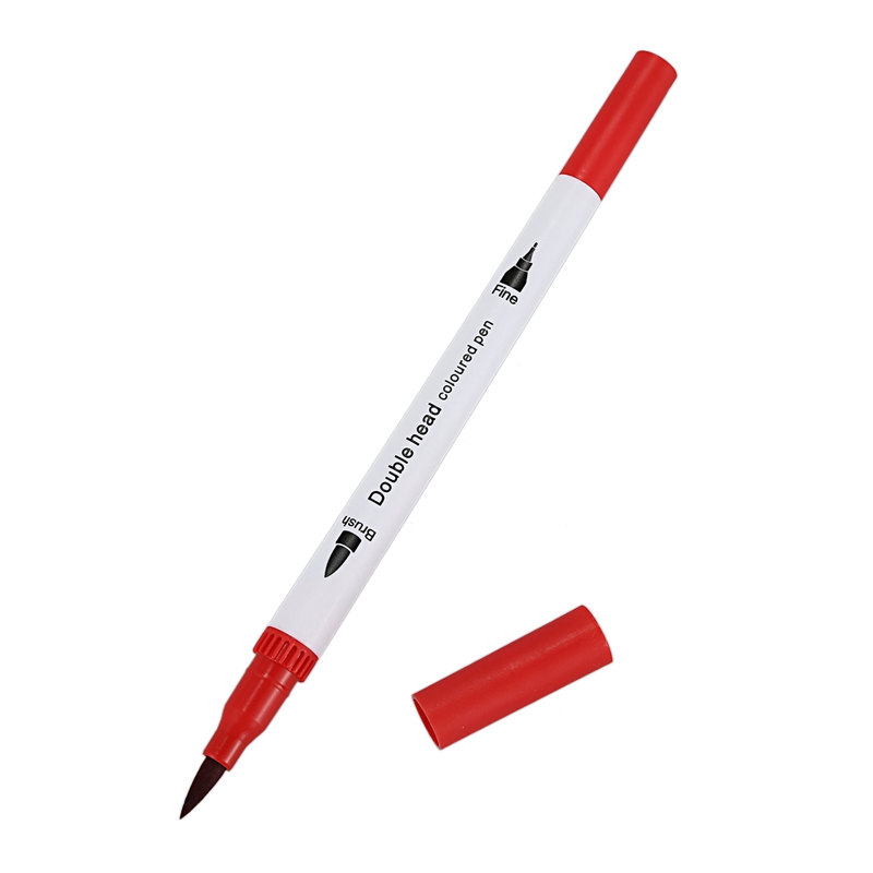 36 penselpenner med til tupper kunstmarkører pensel fargepenner med finne tupp til voksne fargebok tidsskrift notatskrivingsplan