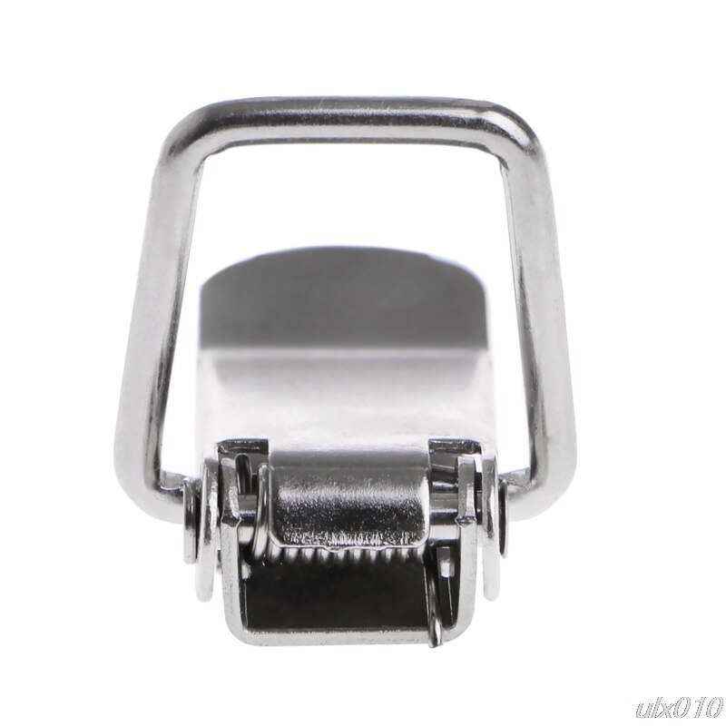 4Pcs Hardware Cabinet Boxes Spring Loaded Latch Catch Toggle Iron Hasp For Sliding Door Simple Window Cabinet S08