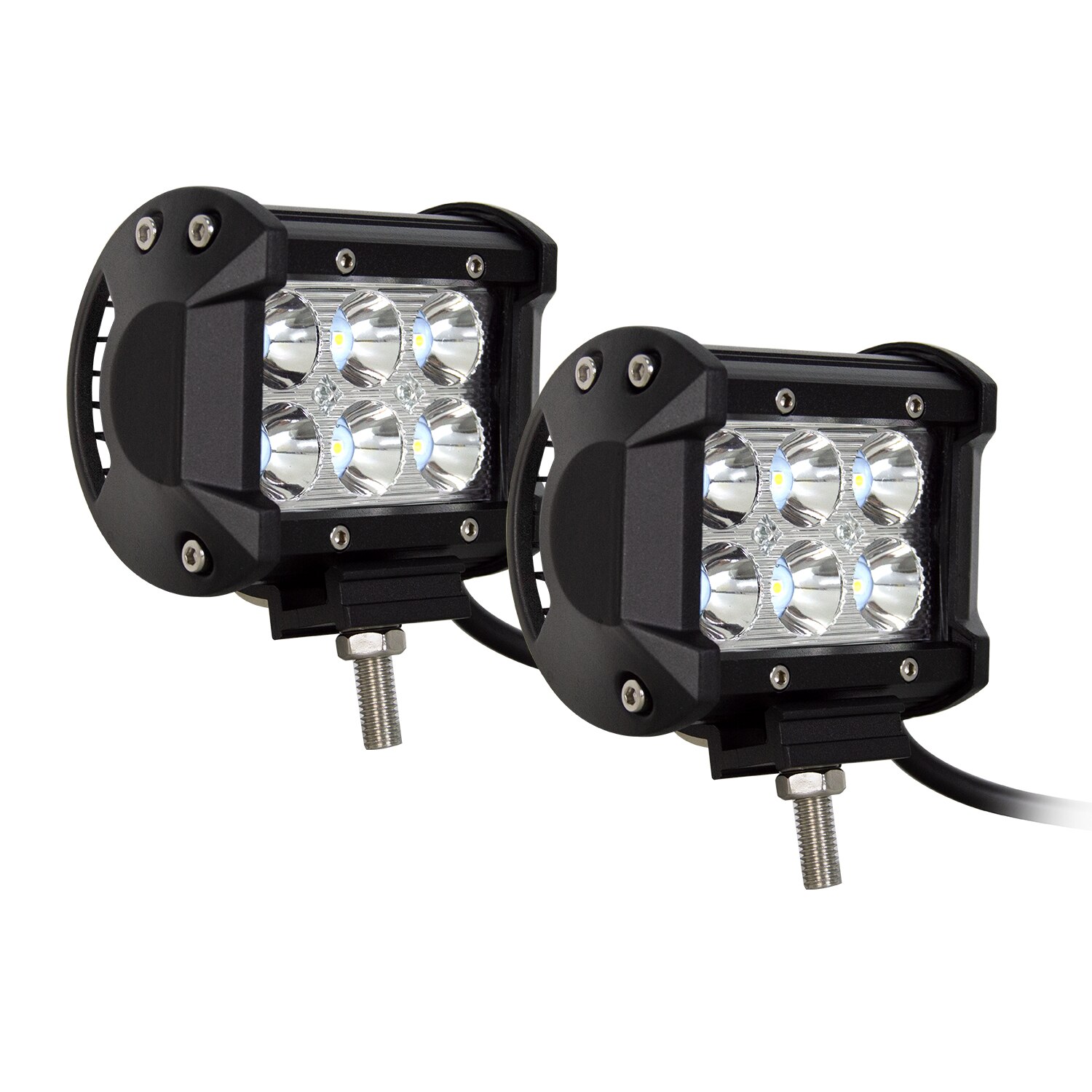 LED Light Bar 4 7 9 12 15 18 20 22 25 28 36 44 inch 4x4 Work Led Bar Offroad SUV ATV 18W 36W 54W 72W 90W 108W 126W 144W 162W: 2 X18W Spot