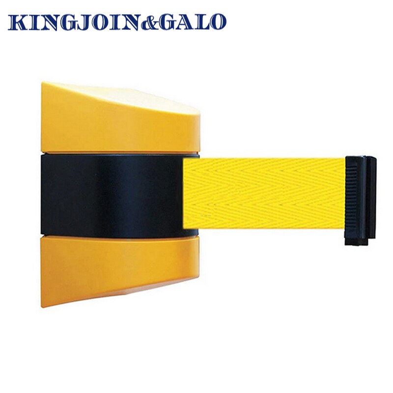 10m Belt Wall Amount Retractable Barrier Tape Safety For Warehouse Workshop Crowed Control Colorful Optional