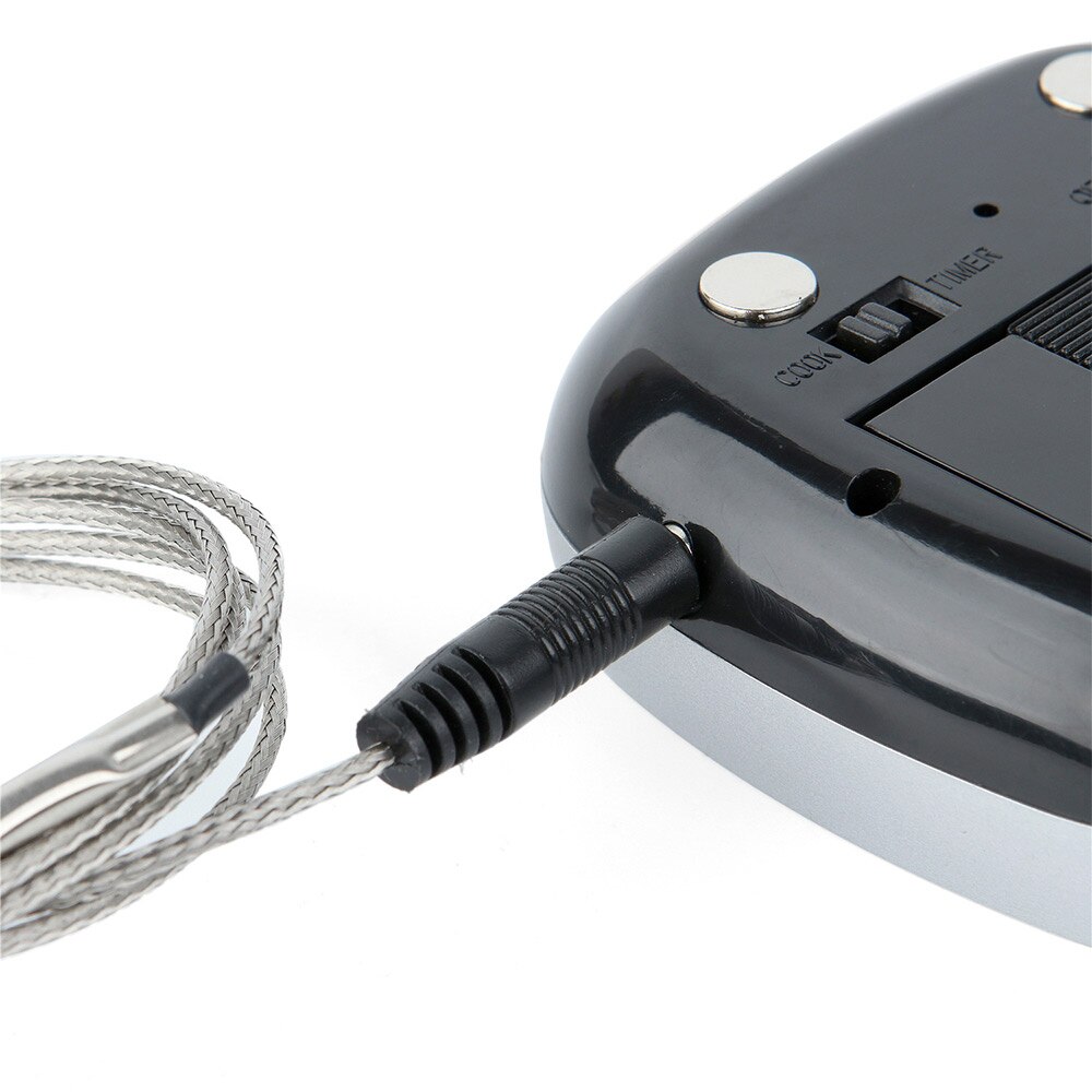 Barbecue Food Grill Electronic Thermometer Digital Oven Thermometer Guage Core Meat BBQ Temperature Probe Alarm Timer Function