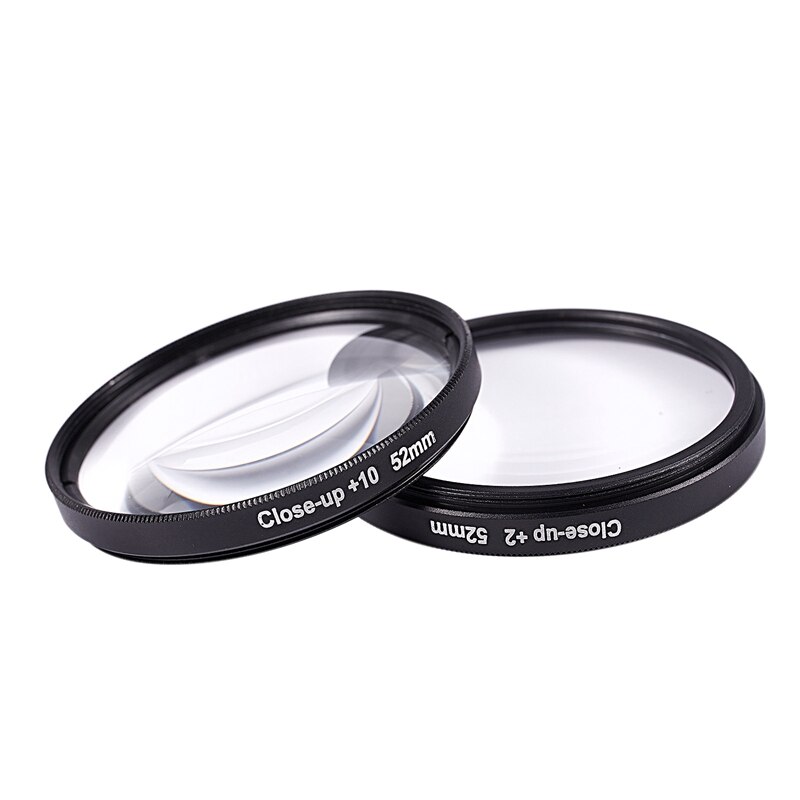 Macro lentes de aproximación de 52mm para Nikon D3100 D3200 D3300 D5100 D5200 D5300 LF57