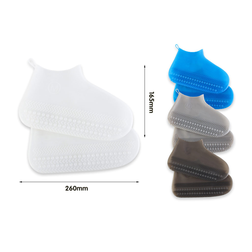 Reusable Rain Gear Boots Snow Shoe Covers Waterproof Shoes Overshoes Outdoor Camping Slip-resistant Rubber Rain Boot Overshoes