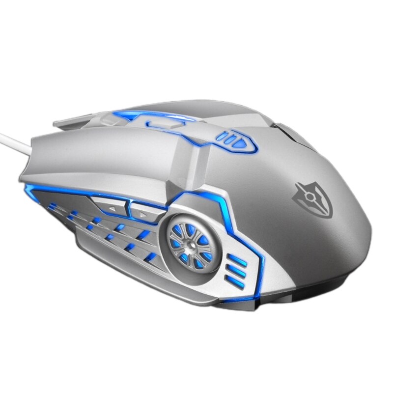 87HA Wired Mouse Ergonomic Optical 3200dpi Computer Ergonomic Gaming Mouse Mechanical Mouse for Office School Home