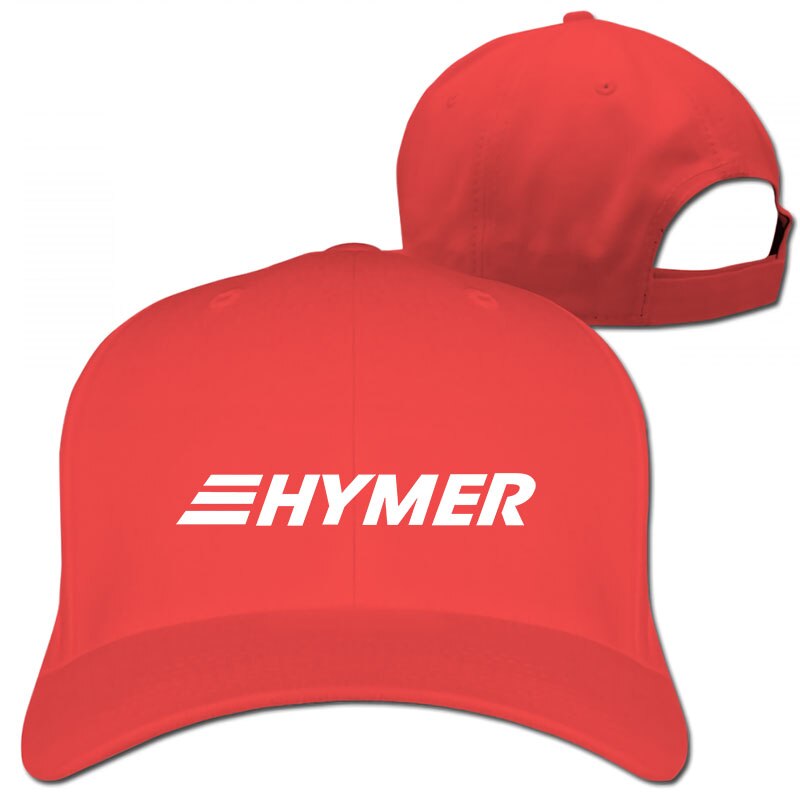 Hymer -sladies - Hymermobil Campervan motor-home mobile Baseball cap men women Trucker Hats adjustable cap: 1-Red