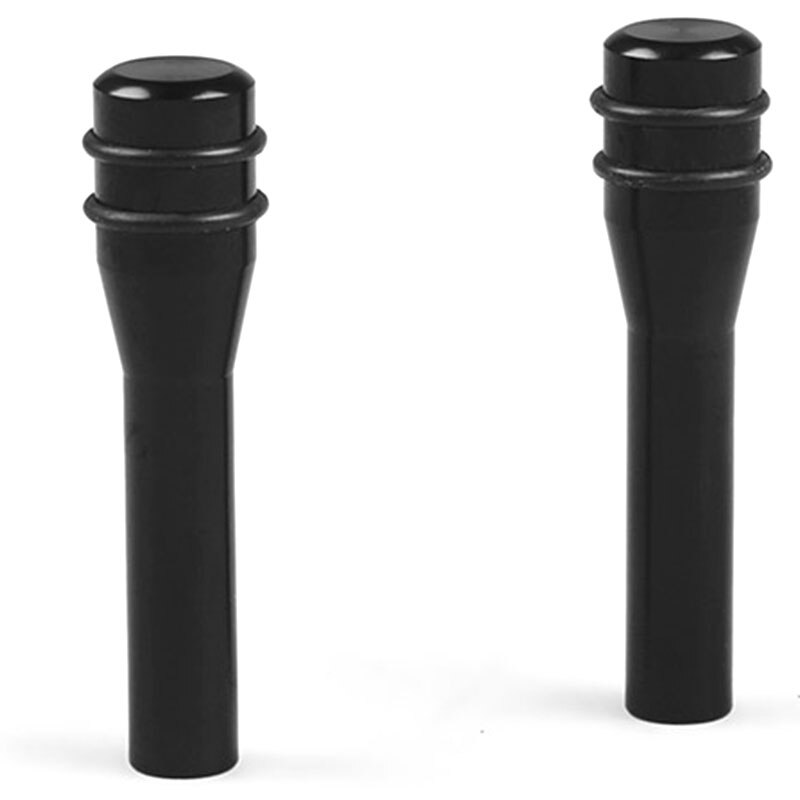 Car Door Chrome-Plated Decorative Sticker Door Bolt Lock Pin Door Bolt: Black