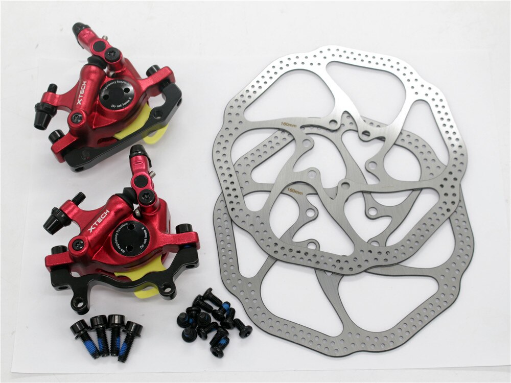 Zoom HB-100 Fiets Rem Mtb HB100 Fiets Remmen Remklauw W Rotors Fiets Onderdelen Hydraulische Zuiger: HB100 Red HS1 set
