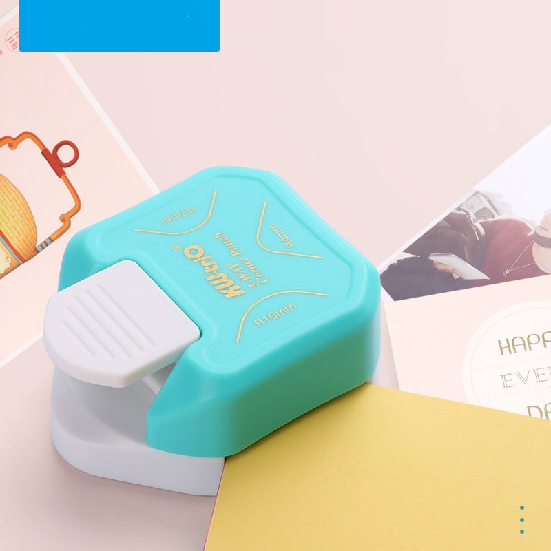 R4 R7 R10 3 In 1 Corner Rounder Papier Stoten Border Punch Ronde Hoek Paper Cutter Card Scrapbooking Voor Diy handgemaakte Ambachten