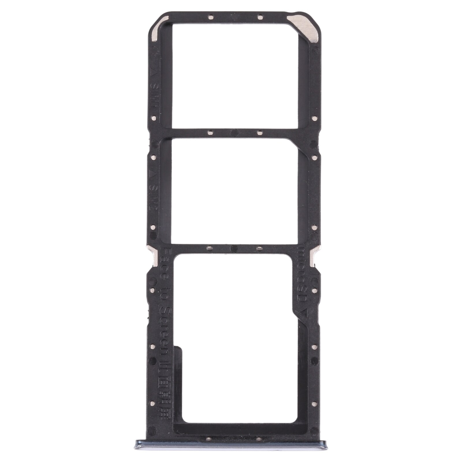 Sim Kaart Lade + Sim Card Tray + Micro Sd Card Tray Voor Oppo A74 4G CPH2219
