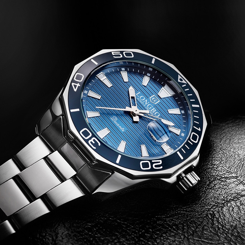 LONGBO Quarz Uhren Männer Beliebte Sport Armbanduhren Geschäft Edelstahl Wasserdichte Uhr Relogio Masculino