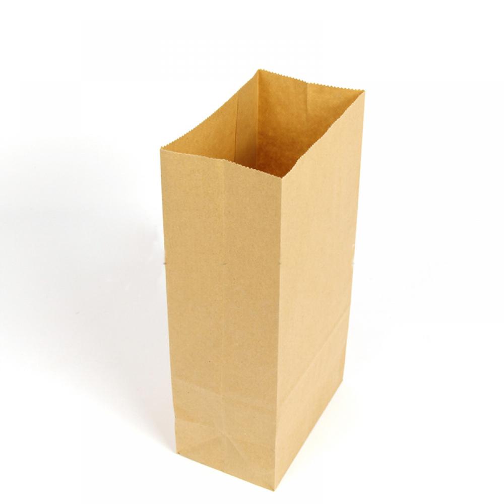Juego de 10 bolsas pequeñas de papel Kraft para , bolsas para comida, pan, sándwich, , boda, Favour 24X12.5X7cm