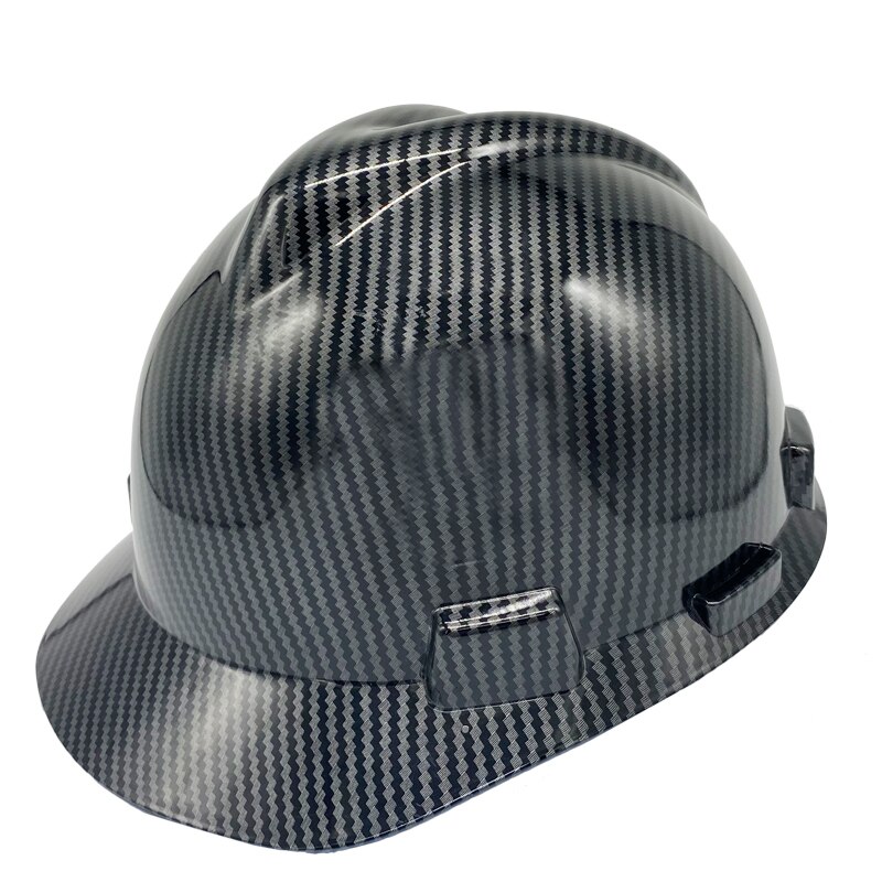 Hard Hat Carbon Fiber Patroon Veiligheidshelm Outdoor Werk Cap Top Lichtgewicht Constructie Riding Helmen