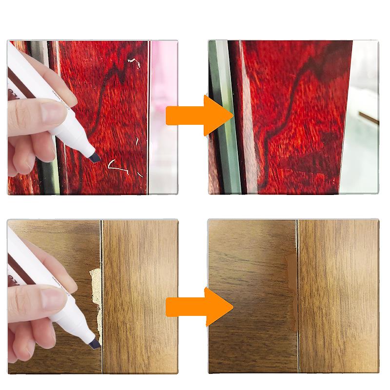 Meubelreparatiepen Markers Remover Houten krassen Herstellen Kit Krasvuller Verf Houten kast Vloeren Tafels Reparatiegereedschap