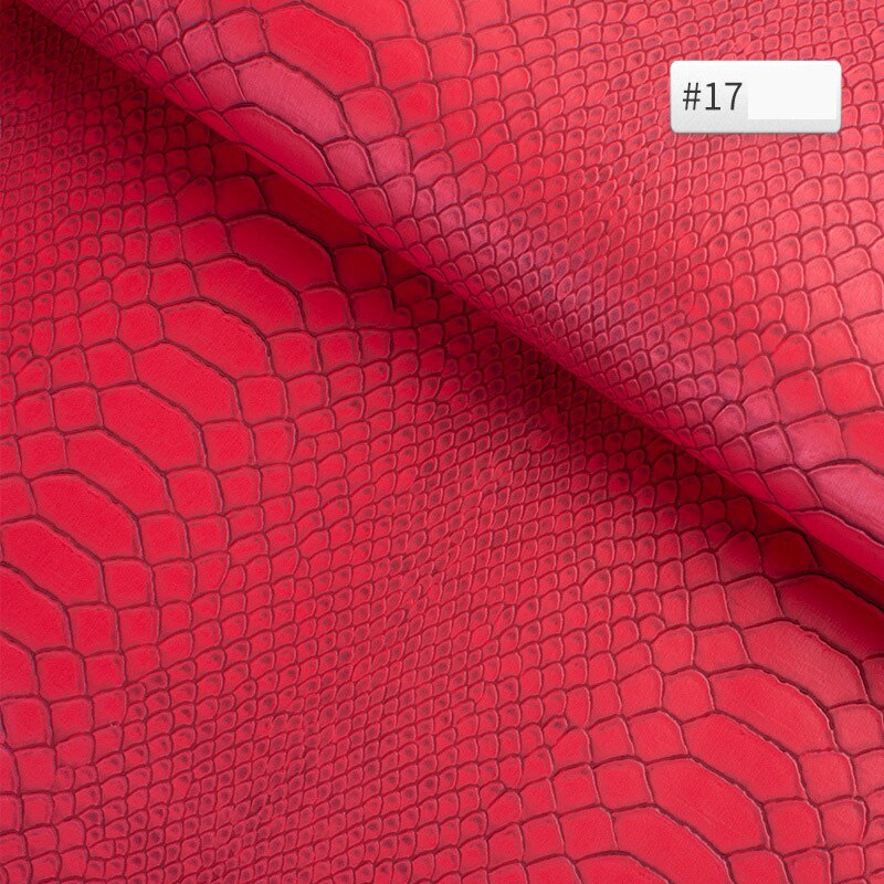 50cm*138cm PVC Snake Leather Fabric Synthetic Leather For DIY Handmade Sew Clothes Accessories Supplies: 9