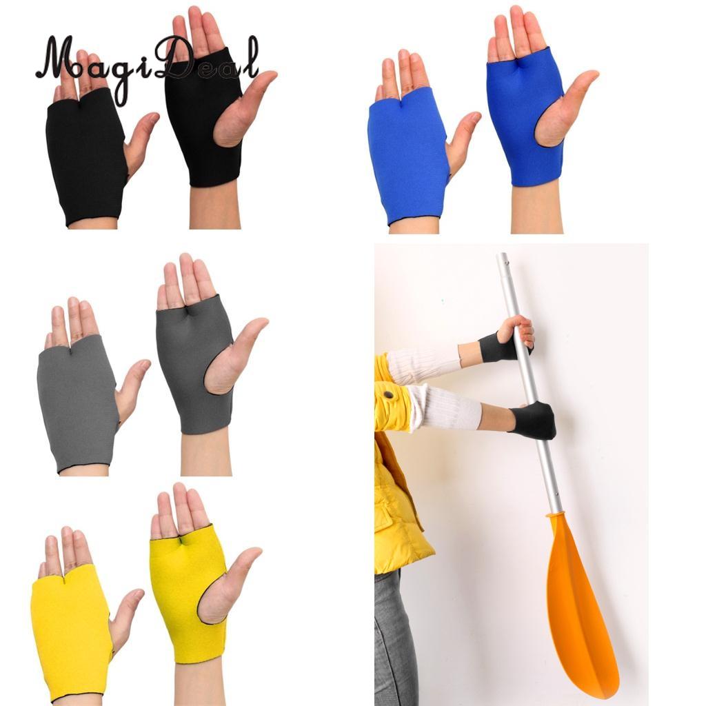 MagiDeal Warm 2mm Neoprene Kayak Paddling Palm Protector Gloves Jetski Water Skiing Marine Yachting Canoe Sailing Mitts S M L