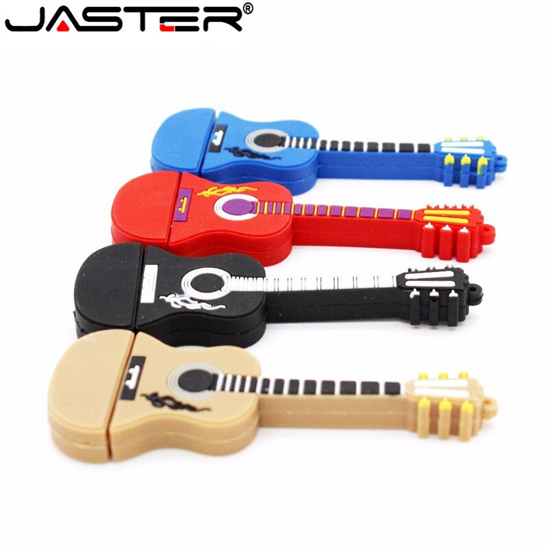 Jaster Muziekinstrument Gitaar Usb Flash Drive Usb Memory Stick 64Gb 16Gb Flash Memory Stick Pen drive Usb Schijf