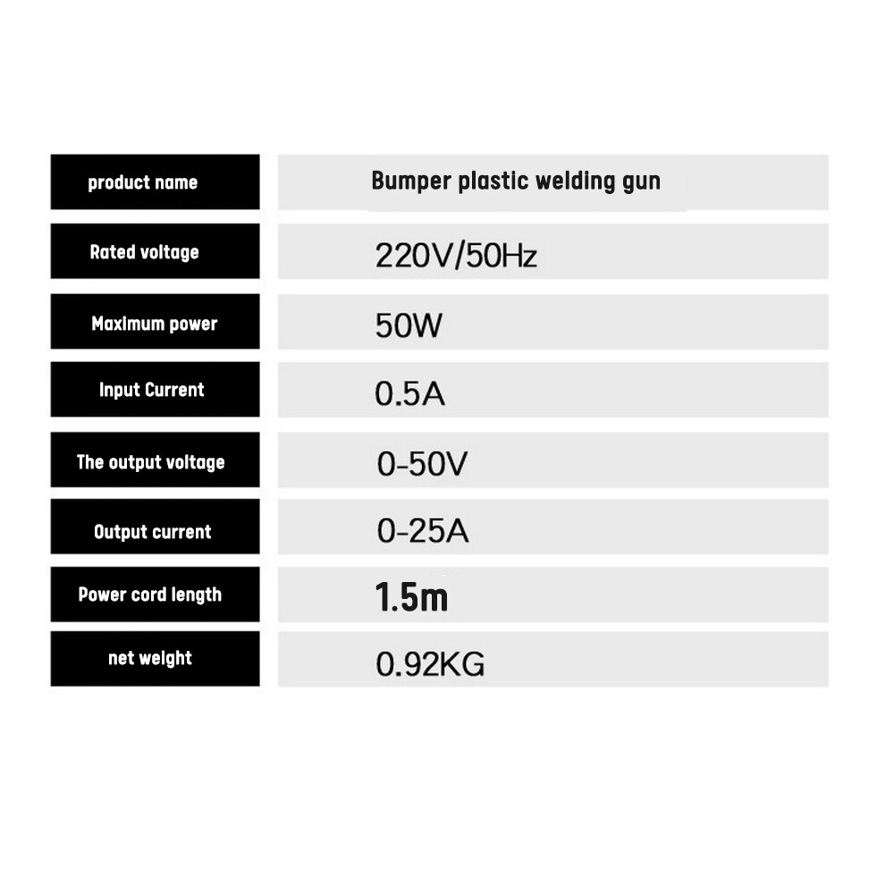 50W Plastics Welders Garage Tools Handy Staplers Machine Staple PVC Repairing Machine Car Bumper Repairing Welding Tools