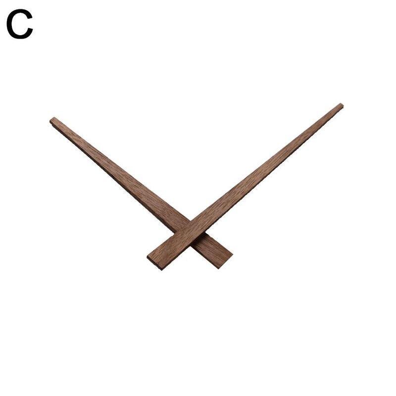 1pcs Wooden Pointers DIY Wall Clock Hands 10-12 Inch Clock Walnut Wood Needle Quartz Clock Replace Part Accessories