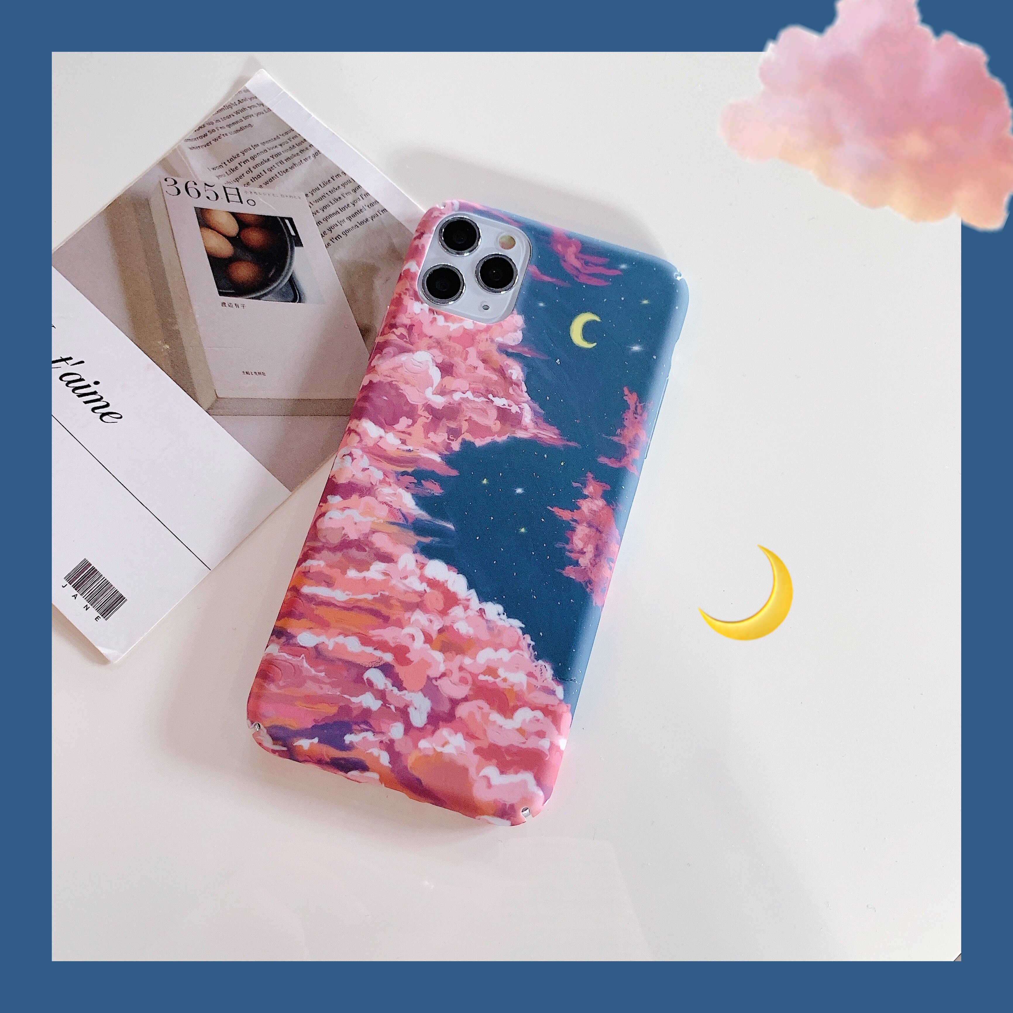 Cielo stellato Nube Paesaggio Cassa Del Telefono Per il iPhone 11 Pro Max XS Max XR X 6 6s 7 8 più Utral Sottile Pieno Dura del PC di Plastica Della Copertura Posteriore