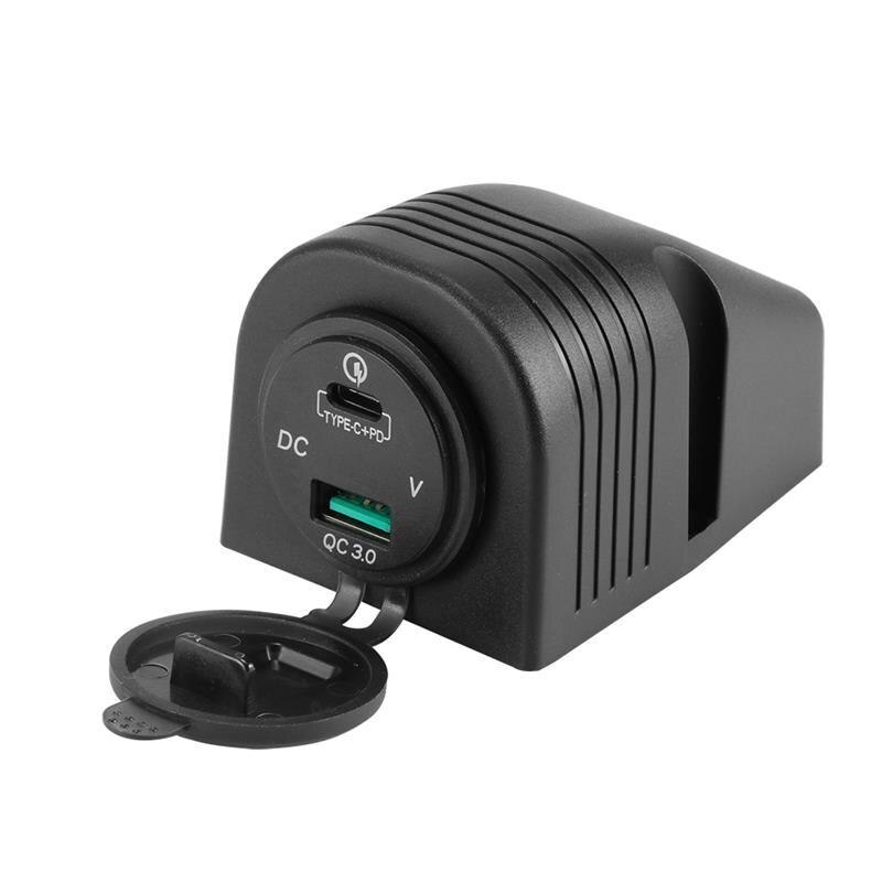 Billader telt utgangspunkt telt til lastebil motorsykkel båt biltilbehør usb voltmeter vanntett sigarettenner telt