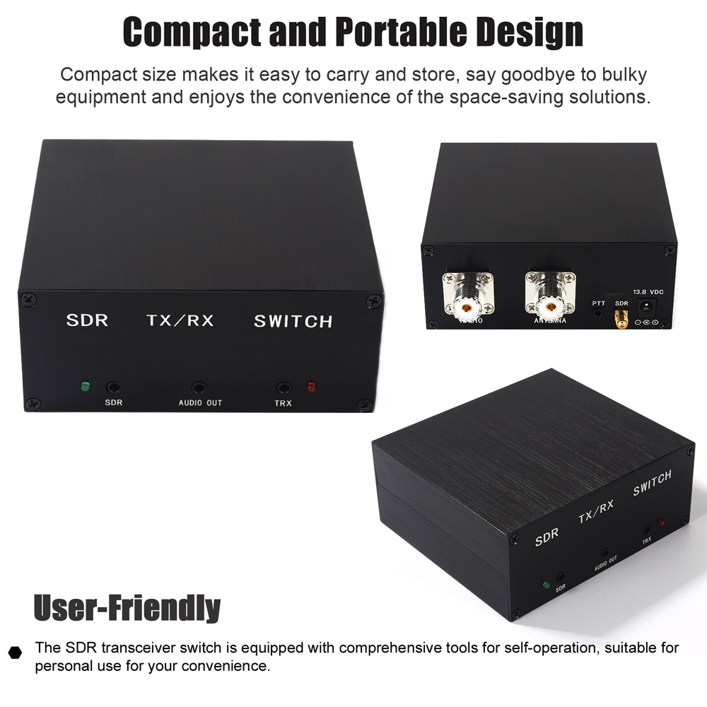 160Mhz 100W Antenne Deler Aluminium Legering Sdr Transceiver Tr Switch Aluminium Legering Apparaat Signaalapparatuur Accessoire