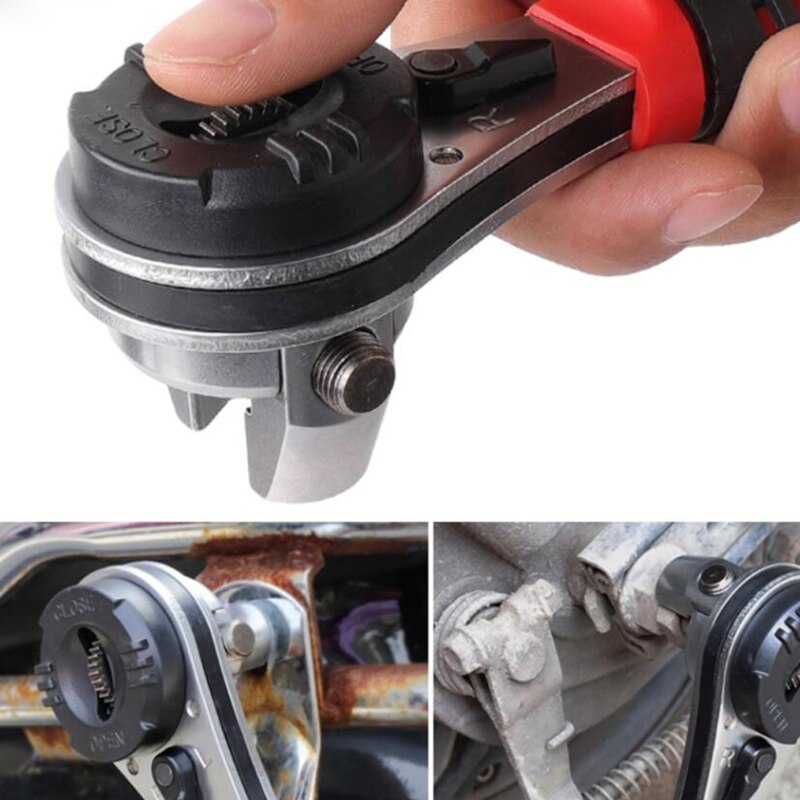 Al22 - multiværktøjsnøgle justerbare skraldenøgler 6-22mm skruenøgler universal skruenøgle værktøj til bilreparationsværktøj hurtig skruenøgle: Default Title