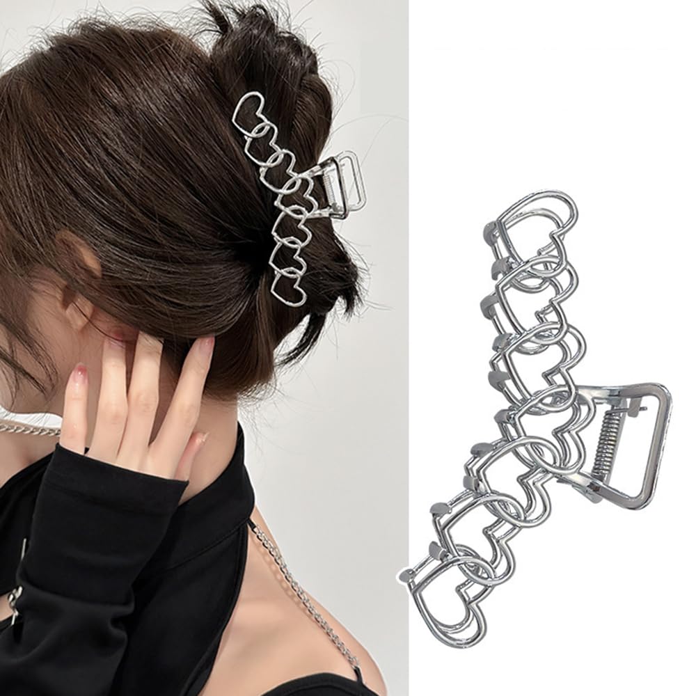 Spider Web Metal Hair Crab Clips Alloy Halloween Hair Claw Clips Hairgrip Hairpin Barrette Clamps Party Hair Accessories: plum