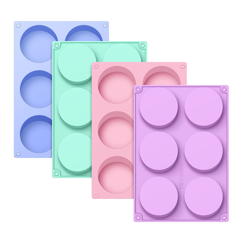 Silicona Oreo Cookie Moldes de chocolate para galletas Jabón Pudín Jello Muffin Cilindro antiadherente Moldes antiadherentes para hornear BPA Free: Default Title