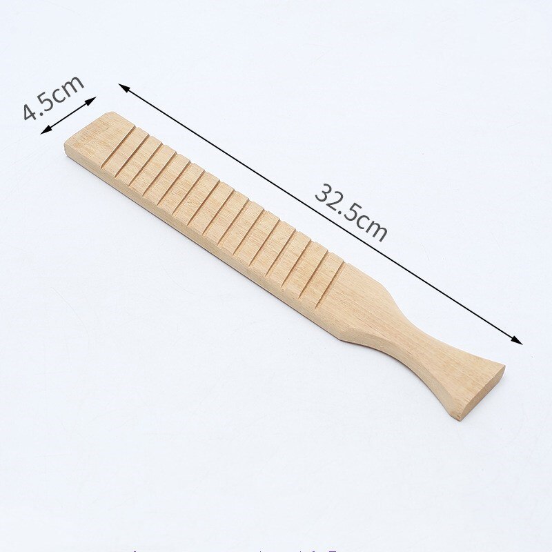 Panneau à claquettes en argile et bois massif, outil de moulage de pâte à poterie, bricolage: style 3