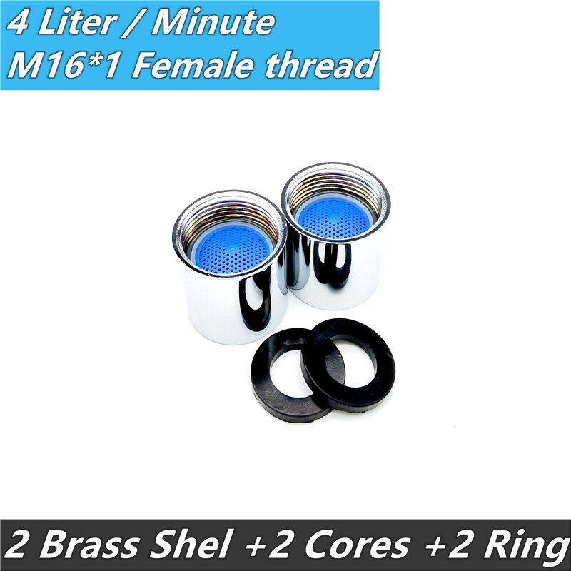 Wasourlf- Aireador de grifo de ahorro de agua M16 M18 M20, accesorios de grifo de rosca macho hembra, reemplazo de filtración de cocina para baño