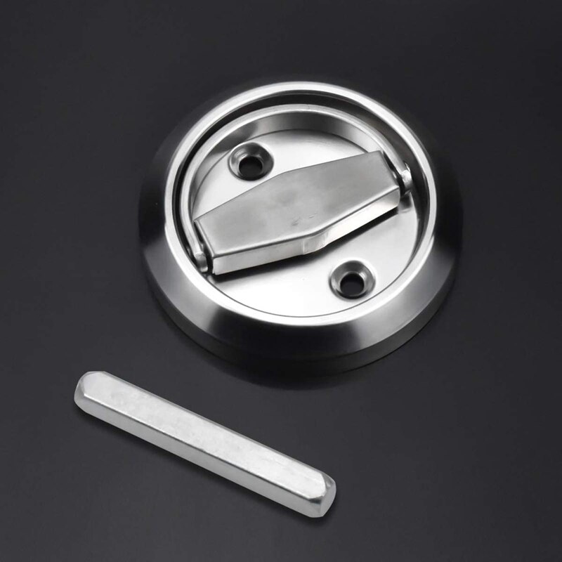 2Pcs Stainless Steel Ring Handle Dark Handle Door Background Wall Fire Hydrant Door Round Handle