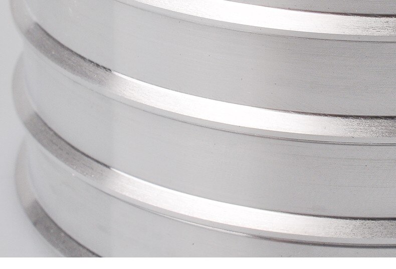Navring av aluminiumlegering  od 65.1 to id 63.3 biltillbehör 4 stycken/set tapp centrisk navring