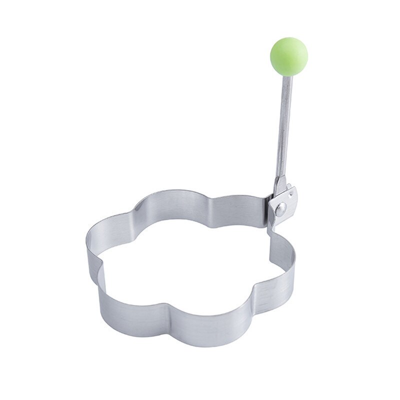 5 Style Fried Egg Pancake Shaper Omelette Stainless Steel Mold Mould Frying Egg Cooking Tools Kitchen Accessories Gadget Rings: Flower